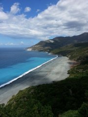 Korsika, Cap Corse, wunderschöner Asbeststrand